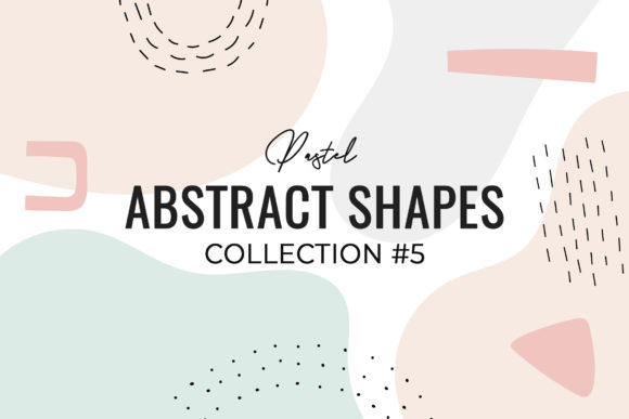 Download Pastel Abstract Shapes #5 - Shapes Collection