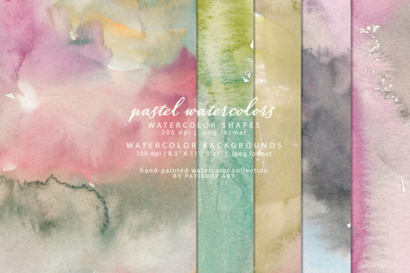 Download Watercolor Shapes and Backgrounds - Shapes Collection