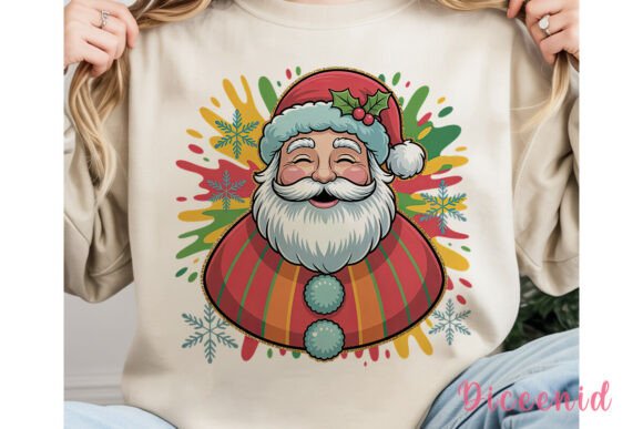 Download Glitter Splatter Santa PNG Clipart - Splatter Collection