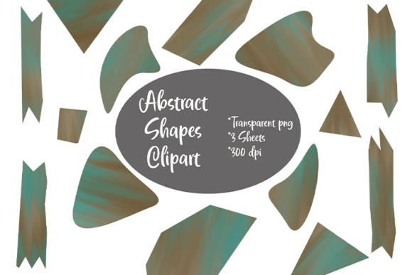 Download Earth Tones Abstract Shapes Clipart - Shapes Collection