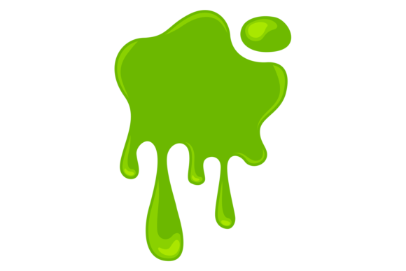 Download Dripping Green Slime. Cartoon Toxic Blob - Blob Collection