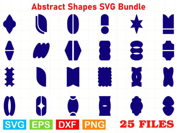 Download Abstract Shapes SVG Bundle - Abstract shapes svg Collection