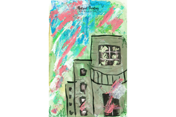 Download Building Abstract Painting Background - Abstract painting Collection