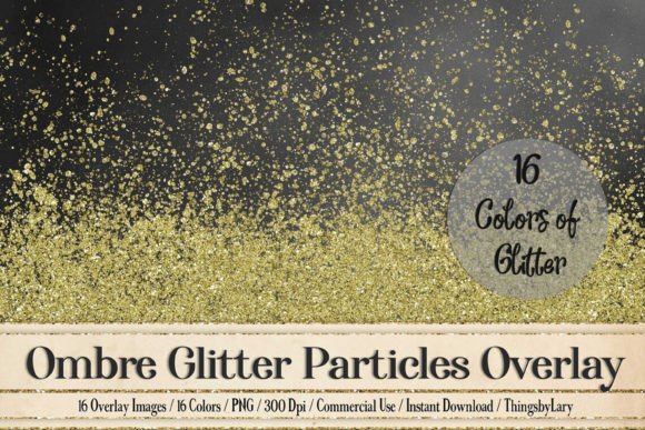 Download Ombre Glitter Splatter Overlays PNG - Splatter Collection