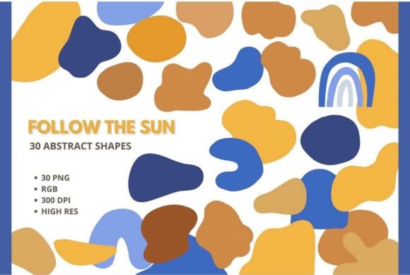 Download Follow the Sun - 30 Abstract Shapes PNG - Shapes Collection