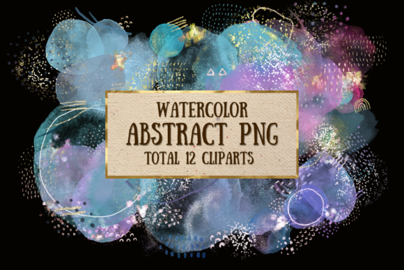 Download Watercolor Abstract Shapes PNG - Shapes Collection