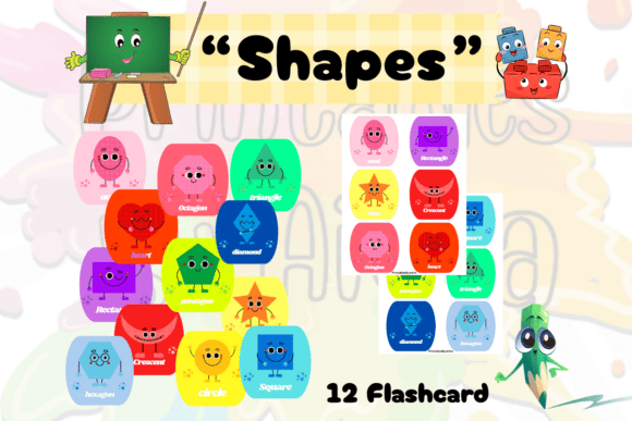 Download 2D Shapes Flashcards. - Shapes Collection
