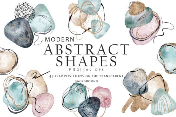 Download Modern Abstract Shapes - Shapes Collection