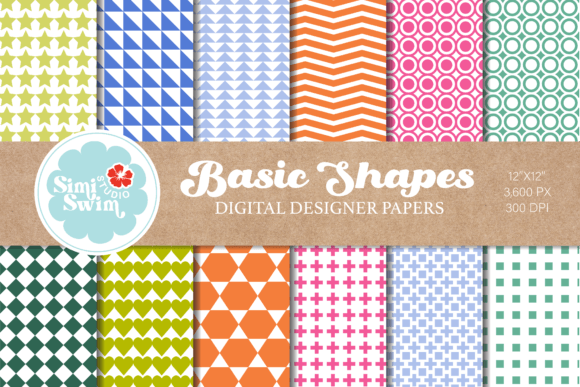 Download Basic Geometric Shapes Spring Patterns - Spring Collection