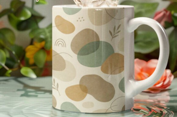 Download Soft Earthy Abstract Shapes Pattern - Shapes Collection