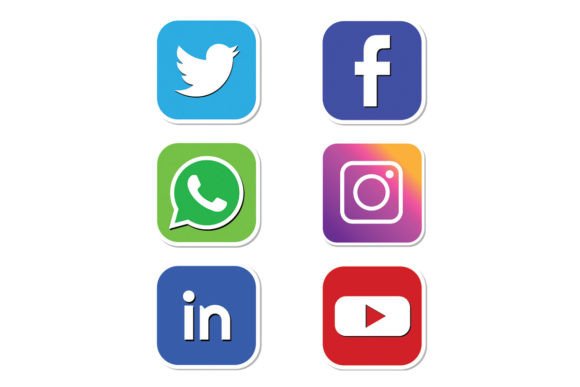Download Set of Social Media Icons - Icon Collection